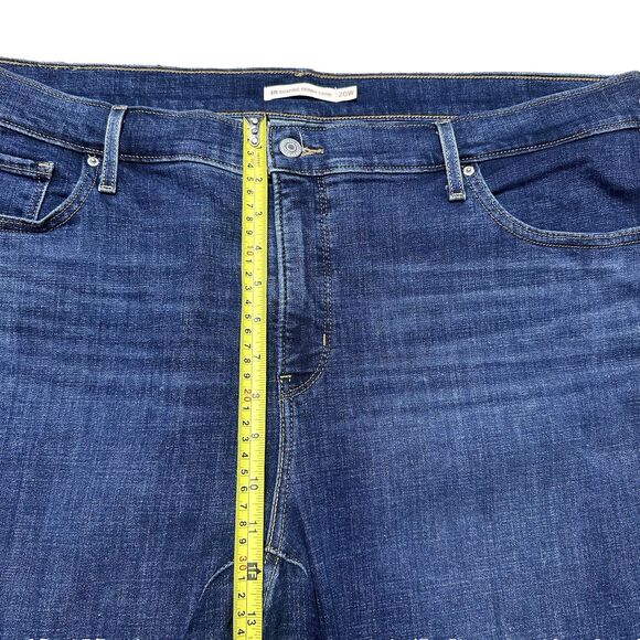 Levi's 311 Shaping Jeans Women’s 20W Plus Size Skinny Capri Roll Up Denim - Picture 4 of 7